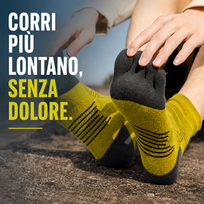 CALZE RUNNING 5 DITA - PER PREVENIRE VESCICHE & SFREGAMENTI